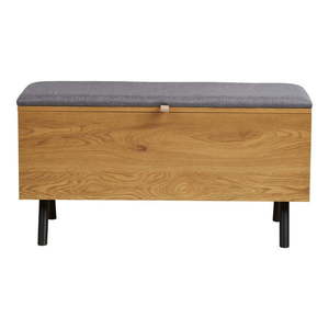 Truhla v dekore duba v prírodnej farbe 92x48x33 cm Barco – House Nordic vyobraziť