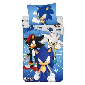 Modrá detská obliečka na jednolôžko z mikrovlákna 140x200 cm Sonic – Jerry Fabrics vyobraziť
