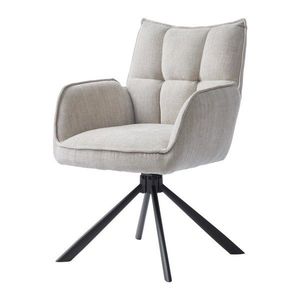 Krémovobiele čalúnené jedálenské kreslá v súprave 2 ks Marilla – Unique Furniture vyobraziť