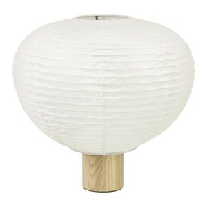 Biela stolová lampa s papierovým tienidlom (výška 32 cm) Kami – Blomus vyobraziť