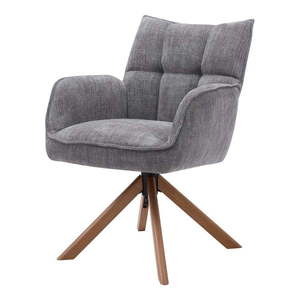 Sivé čalúnené jedálenské kreslá v súprave 2 ks Marilla – Unique Furniture vyobraziť