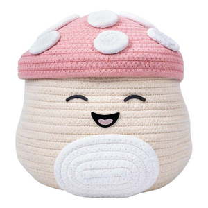 Béžový látkový detský kôš na hračky ø 23x22 cm Fizz Malcolm – SQUISHMALLOWS vyobraziť