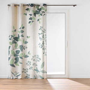 Zelený/béžový záves 140x260 cm Botanica – douceur d'intérieur vyobraziť