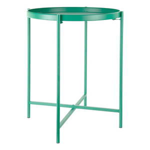 Kovový okrúhly odkladací stolík ø 40 cm Meseta – Leitmotiv vyobraziť