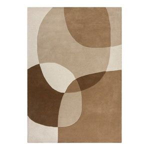 Hnedý/béžový vlnený koberec 120x170 cm Glow – Flair Rugs vyobraziť