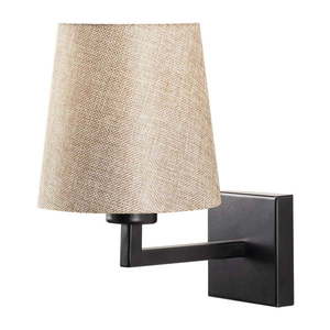 Čierne/krémovobiele nástenné svietidlo ø 18 cm Profil – Opviq lights vyobraziť
