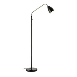 Čierna LED stmievateľná stojacia lampa s kovovým tienidlom (výška 140 cm) Patro – Markslöjd vyobraziť
