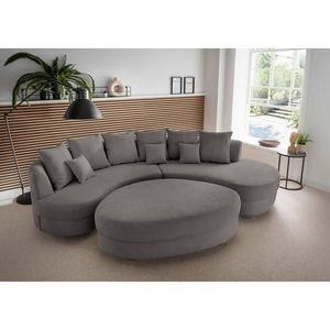 Livetastic SEDACIA SÚPRAVA, textil, sivá vyobraziť