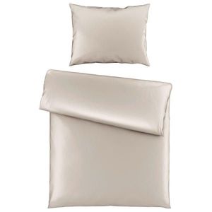 Novel POSTEĽNÁ BIELIZEŇ, satén, béžová, 140/200 cm - béžová vyobraziť