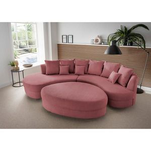 Livetastic SEDACIA SÚPRAVA, textil, koralová vyobraziť