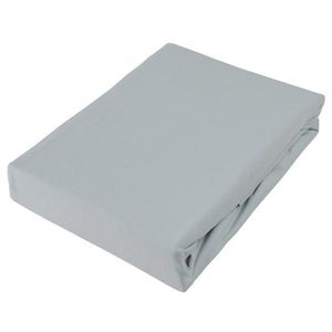 Novel NAPÍNACIA PLACHTA NA BOXSPRIN, džersej, strieborná, 180/220 cm vyobraziť