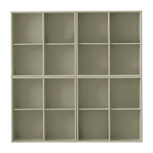 Kaki závesná knižnica 140x140x27 cm Mistral – Hammel Furniture vyobraziť