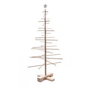 Drevený vianočný stromček Nature Home, výška 125 cm vyobraziť