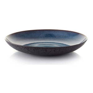 Čierna/modrá kameninová misa ø 40 cm Gastro Dark Blue/Black – Bitz vyobraziť