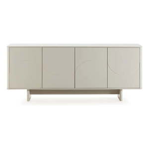 Krémovobiela komoda 180x75x40 cm Solei – MOME vyobraziť