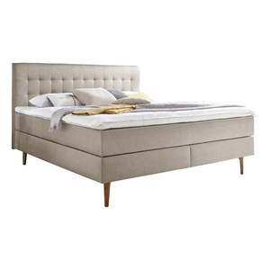 Béžová boxspring posteľ 180x200 cm Massello – Meise Möbel vyobraziť