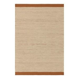 Krémový/terakotový ručne tkaný vlnený koberec 120x170 cm Lima Rust – Asiatic Carpets vyobraziť
