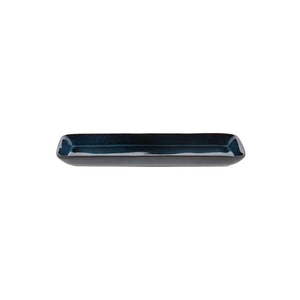 Servírovacia keramická tácka 14x38 cm Gastro Dark Blue/Black – Bitz vyobraziť