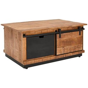 Livetastic KONFERENČNÝ STOLÍK, hnedá, čierna, drevo, kov, 100/66/45 cm vyobraziť