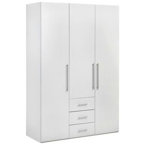 Xora SKRIŇA S OTOČNÝMI DVERAMI, biela, biela s vysokým leskom, 146, 6/218, 6/59 cm vyobraziť