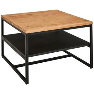 MID.YOU KONFERENČNÝ STOLÍK, prírodná farba, čierna, drevo, kov, 70/70/45, 5 cm vyobraziť