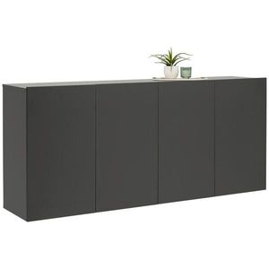Hom`in ŠIROKÁ KOMODA, antracitová, 180/80/42 cm vyobraziť