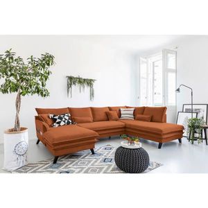 P & B SEDACIA SÚPRAVA, textil, terakotová vyobraziť