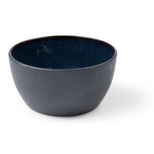 Čierna/modrá miska z kameniny 600 ml Gastro Dark Blue/Black – Bitz vyobraziť