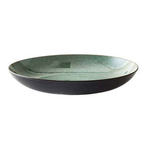 Zelená/čierna misa z kameniny ø 40 cm Gastro Black/Green – Bitz vyobraziť