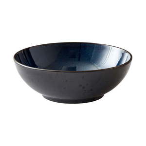 Čierna/modrá misa z kameniny ø 30 cm Gastro Dark Blue/Black – Bitz vyobraziť