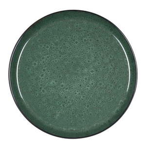 Zelený/čierny kameninový tanier ø 27 cm Gastro Green/Black – Bitz vyobraziť