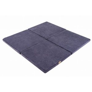 Sivomodrá detská hracia podložka 120x120 cm – Meowbaby vyobraziť