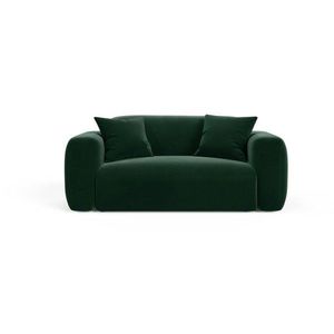 Tmavozelená zamatová pohovka 180 cm Strino – Cosmopolitan Design vyobraziť
