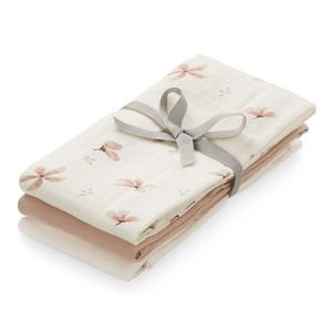 Plienky 3 ks z Bio bavlny 70x70 cm Windflower Creme, Dusty Rose, Powder – Cam Cam Copenhagen vyobraziť
