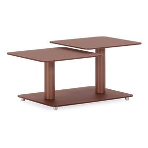 Terakotový sklenený konferenčný stolík 54x115 cm Elvi – Marckeric vyobraziť
