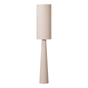Béžová stojacia lampa s textilným tienidlom (výška 187 cm) Loft – WOOOD vyobraziť