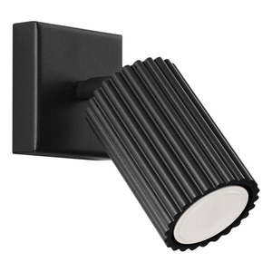 Čierne bodové svietidlo 8x16 cm Gleam – Sollux vyobraziť