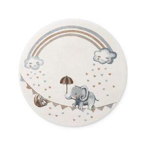 Krémový detský koberec ø160 cm Walk like an Elephant Rainbow – Villeroy&Boch vyobraziť