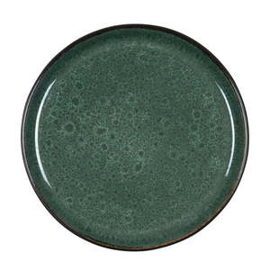 Zelený/čierny dezertný kameninový tanier ø 21 cm Gastro Green/Black – Bitz vyobraziť