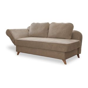 Taupe menčestrová leňoška (ľavý roh) Chic Charlotte – Miuform vyobraziť