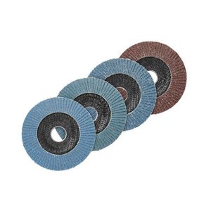 PARKSIDE® Príslušenstvo k uhlovej brúske, 115 mm (súprava vejárových brúsnych kotúčov, 4-dielna) vyobraziť