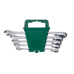 PARKSIDE® Súprava očko-vidlicových kľúčov s račňou, 5-dielna vyobraziť