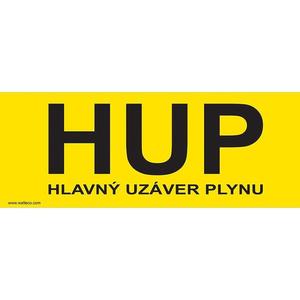 Hlavný uzáver plynu (skratka) vyobraziť