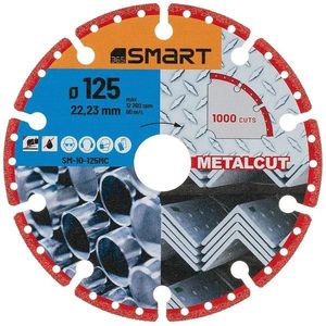 Diamantový kotúč 125 mm na rezanie kameňa, tehál, betónu, ocele, plastov SM-10-125MC vyobraziť