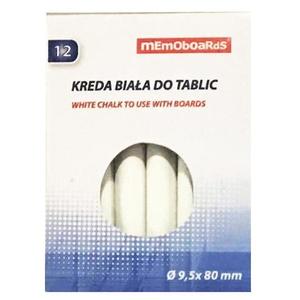 Biela krieda na tabuľu Memoboards 12 ks v krabičke Ø9, 5x80 mm vyobraziť