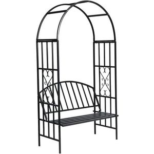 Pergola s ružami, čierna vyobraziť