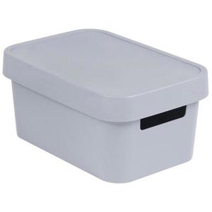 Úložný box s vekom Infinity 4, 5l 229387 svetlosivá vyobraziť