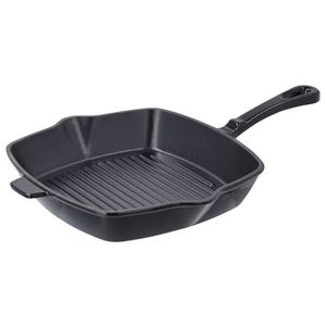 SILVERCREST® Liatinová grilovacia panvica, 24 cm (čierna) vyobraziť