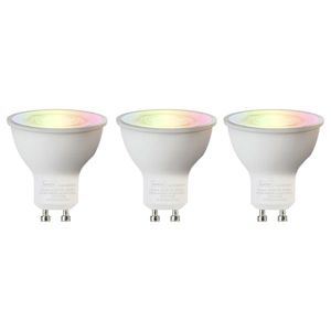 Sada 3 inteligentných žiaroviek GU10 RGBW LED 5W 350 lm 2200-4000K vyobraziť