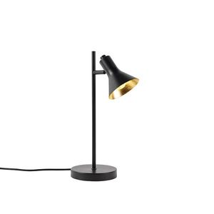 Moderná stolná lampa čierna so zlatom 1-svetlo - Magno vyobraziť